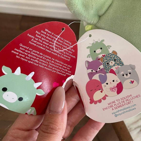 Valentines Day Edition Desmund 8” Squishmallow - Picture 4 of 4